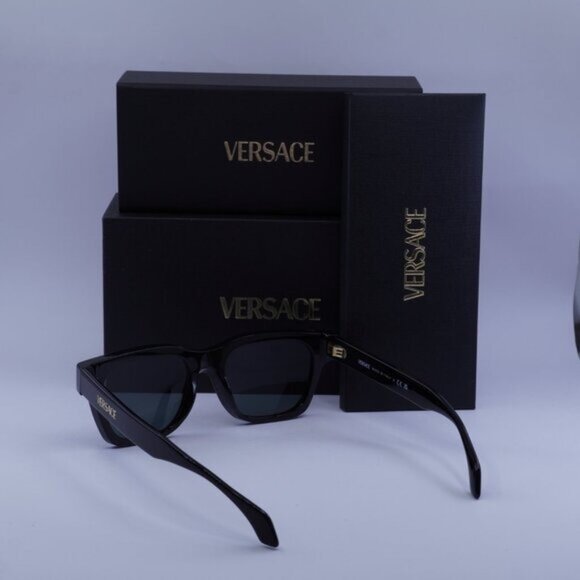Versace VE4486 GB1/87 Square Sunglasses – Black/Grey - Picture 10 of 10